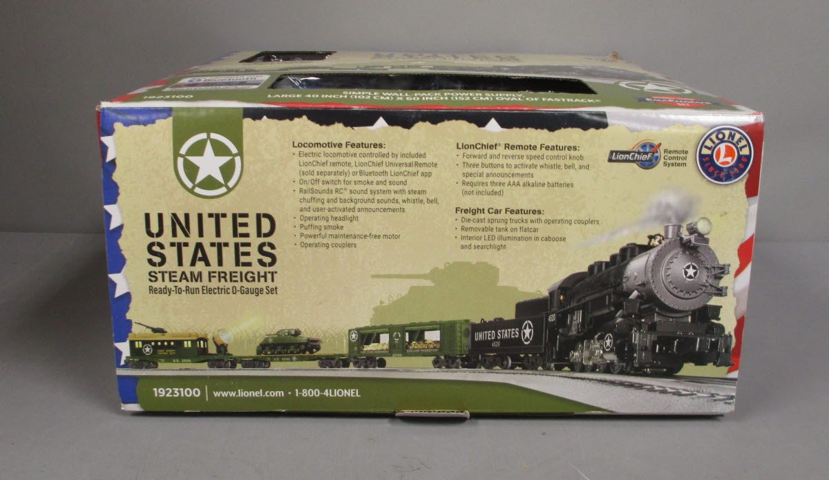 Lionel 1923100 U.S Steam Lionchief O Gauge Train Set with Bluetooth