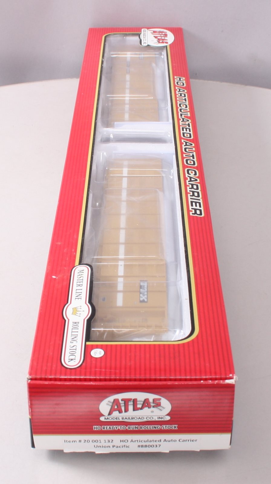 Atlas 20001132 HO Scale Union Pacific Articulated Auto Carrier #880037