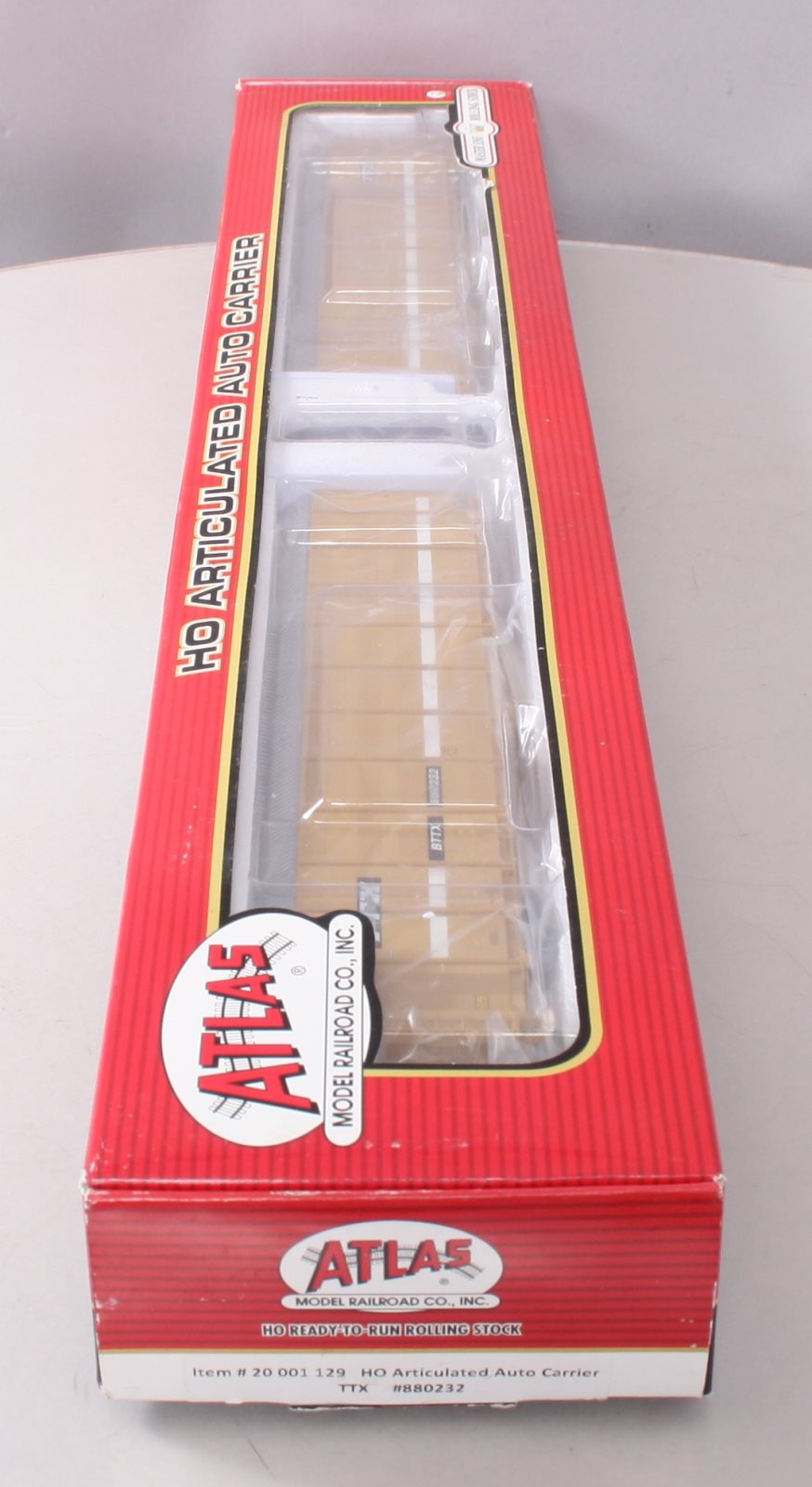 Atlas 20001129 HO Scale TTX Articulated Auto Carrier #880232 – Trainz