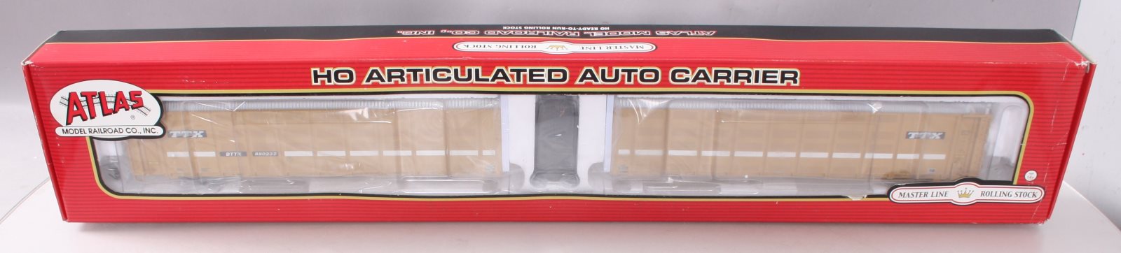 Atlas 20001129 HO Scale TTX Articulated Auto Carrier #880232