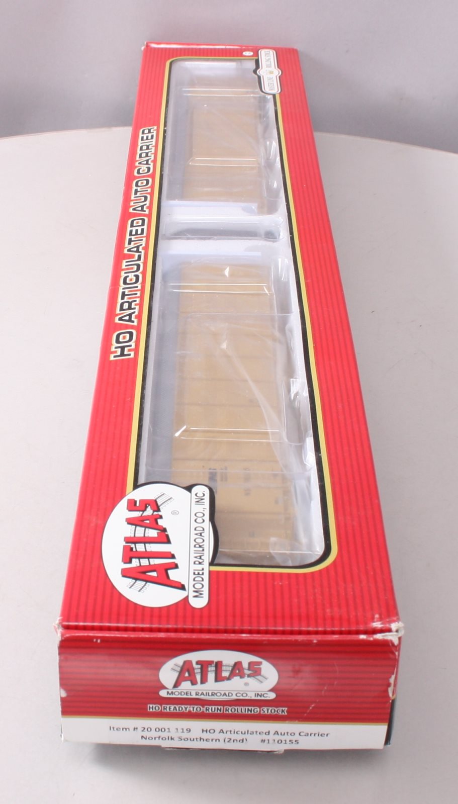 Atlas 20001119 HO Scale Norfolk Southern Articulated Auto Carrier #110155