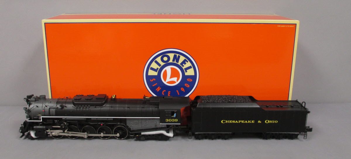 Lionel 1931410 O BTO Chesapeake & Ohio Legacy T1 Steam Locomotive #3039