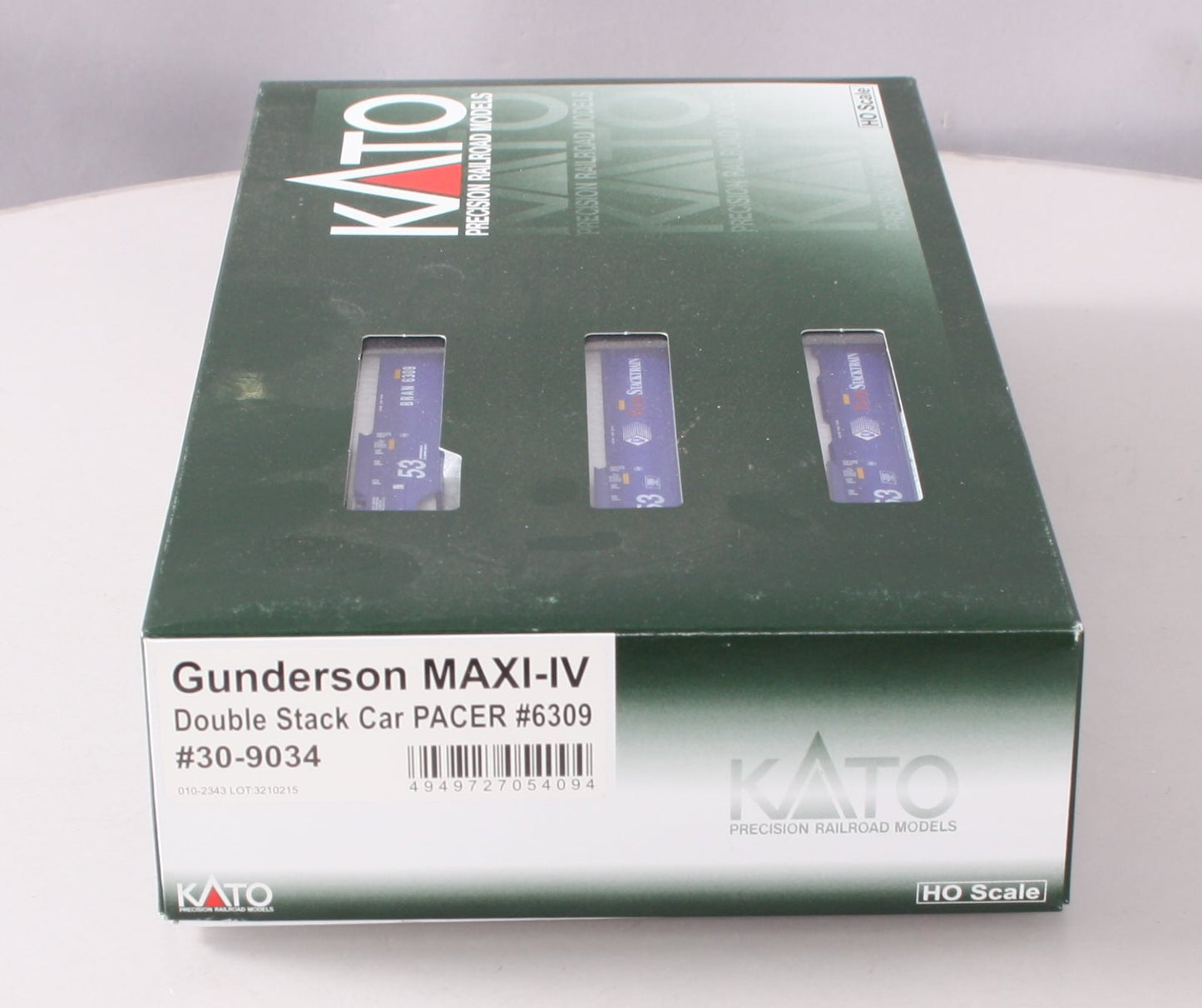 Kato 30-9034 HO Pacer Maxi-IV 53' Stack Cars #6309 (Set of 3)