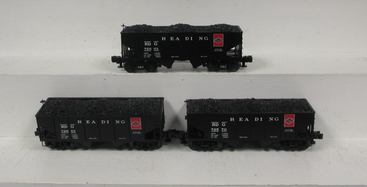 Lionel 6-84149 Reading 3 Car USRA 2 Bay Hopper Car Set