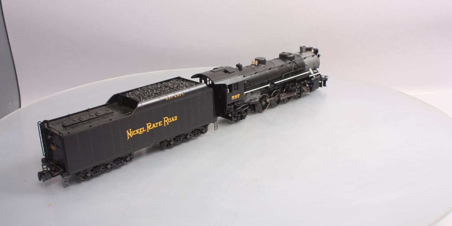 Lionel 6-84532 O Nickel Plate Road Light 2-8-2 Steam Locomotive #587 w/LEGACY