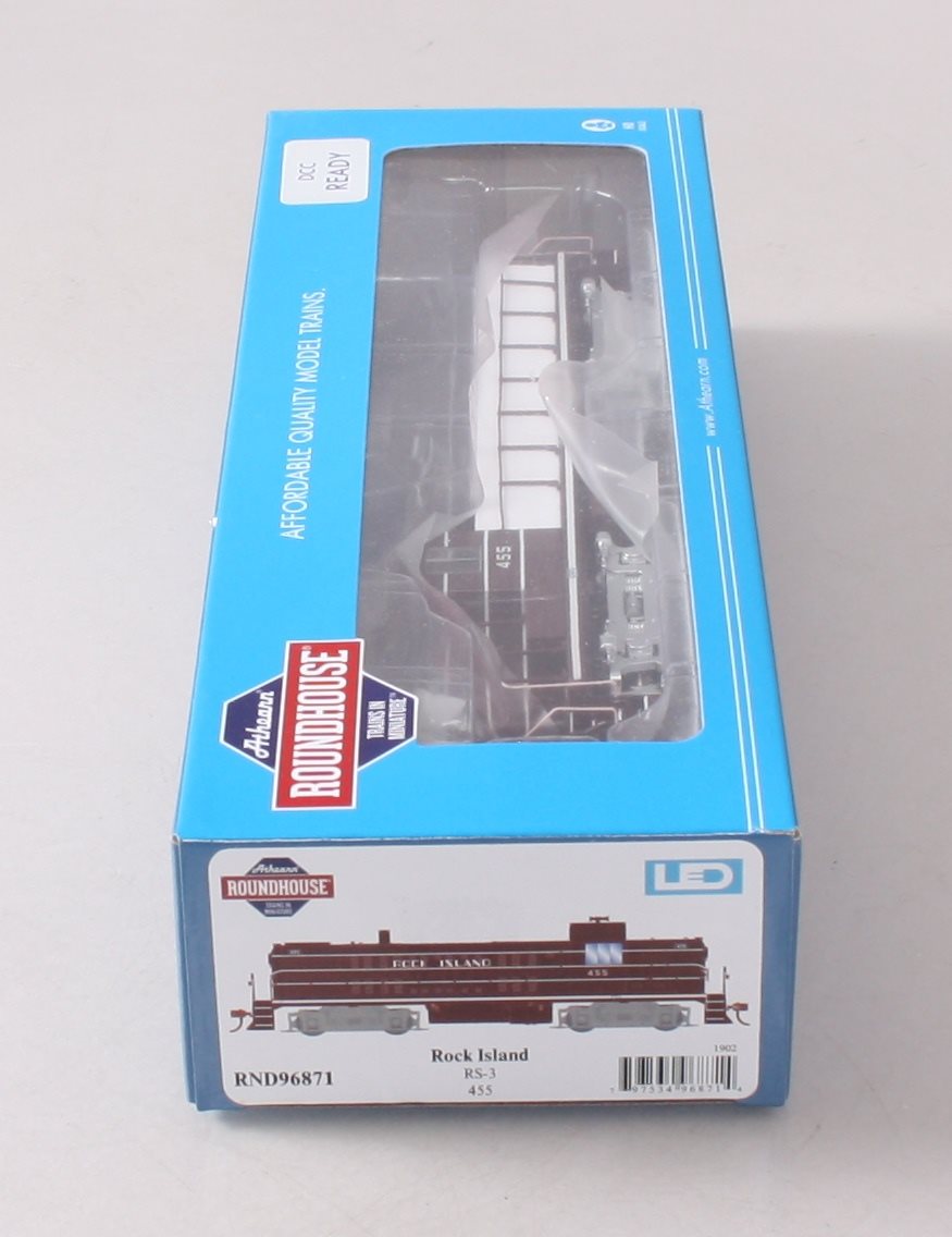 Roundhouse 96871 HO Rock Island RS-3 Diesel Locomotive #455