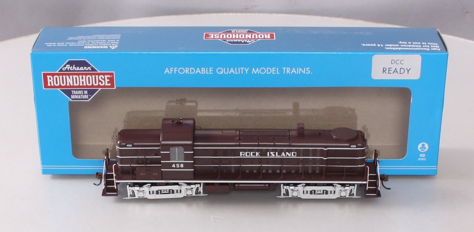 Roundhouse 96872 HO Rock Island RS-3 Diesel Locomotive #458