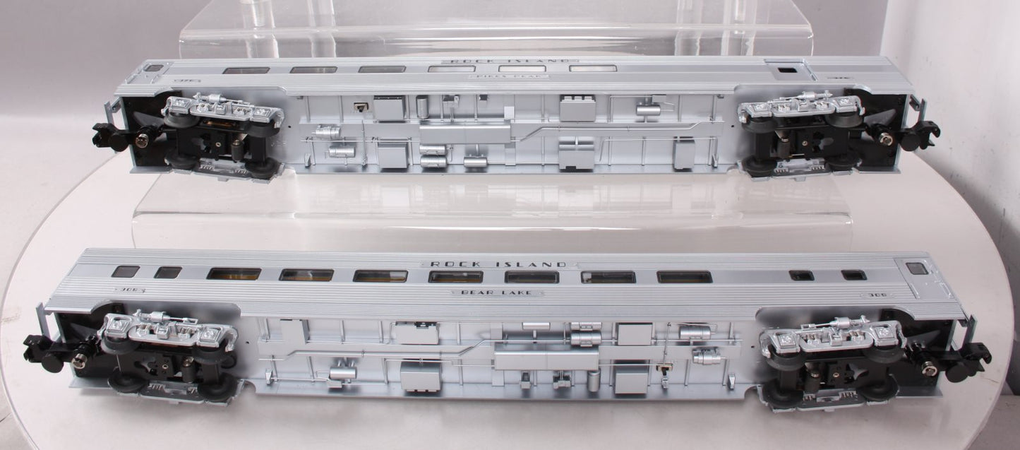 Lionel 6-82571 O Gauge Rock Island 21' Streamlined Passenger Car (Set of 2)