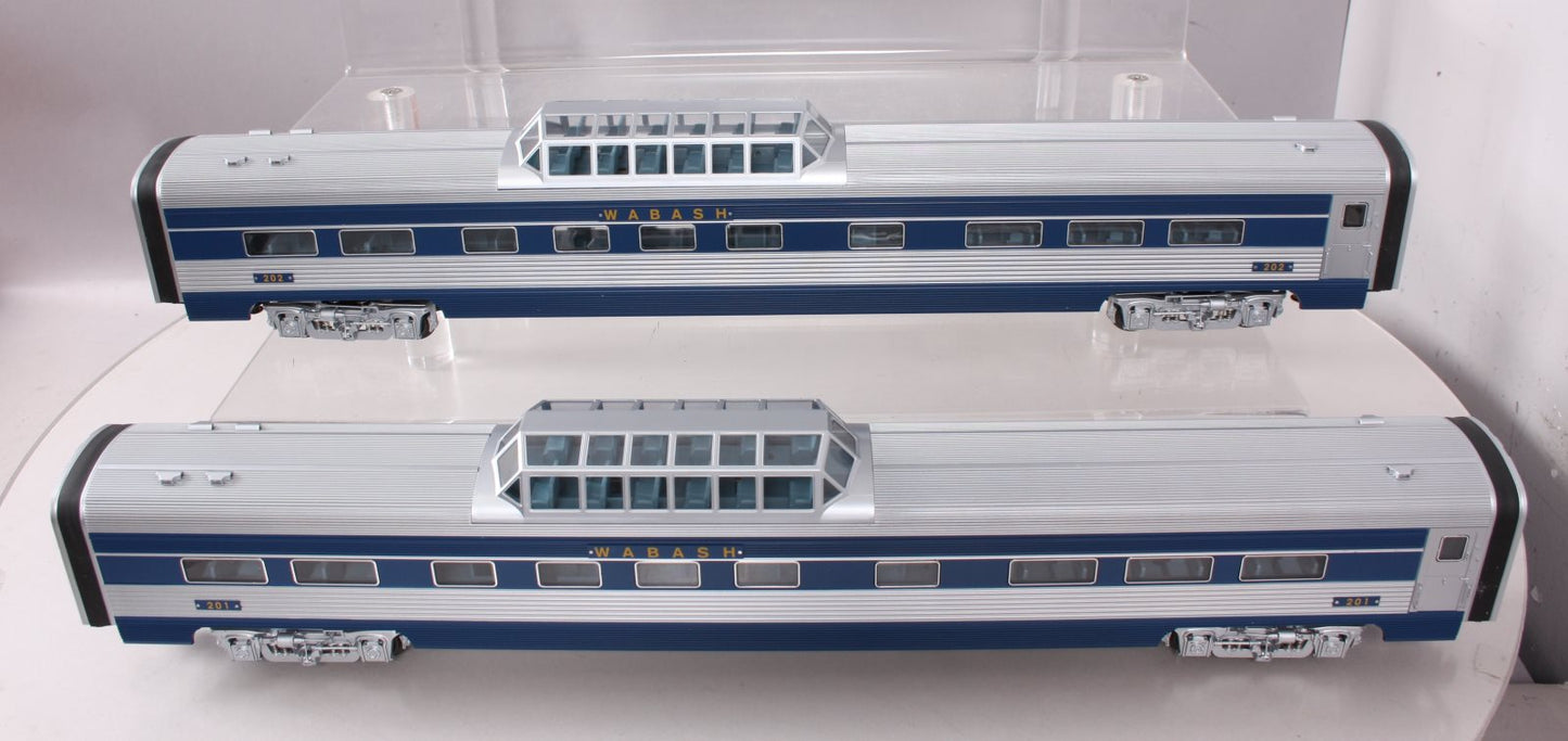 Lionel 6-82555 O Gauge Wabash Bluebird 21' Streamlined Passenger Car (Set of 2)