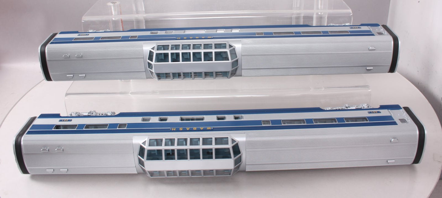 Lionel 6-82555 O Gauge Wabash Bluebird 21' Streamlined Passenger Car (Set of 2)
