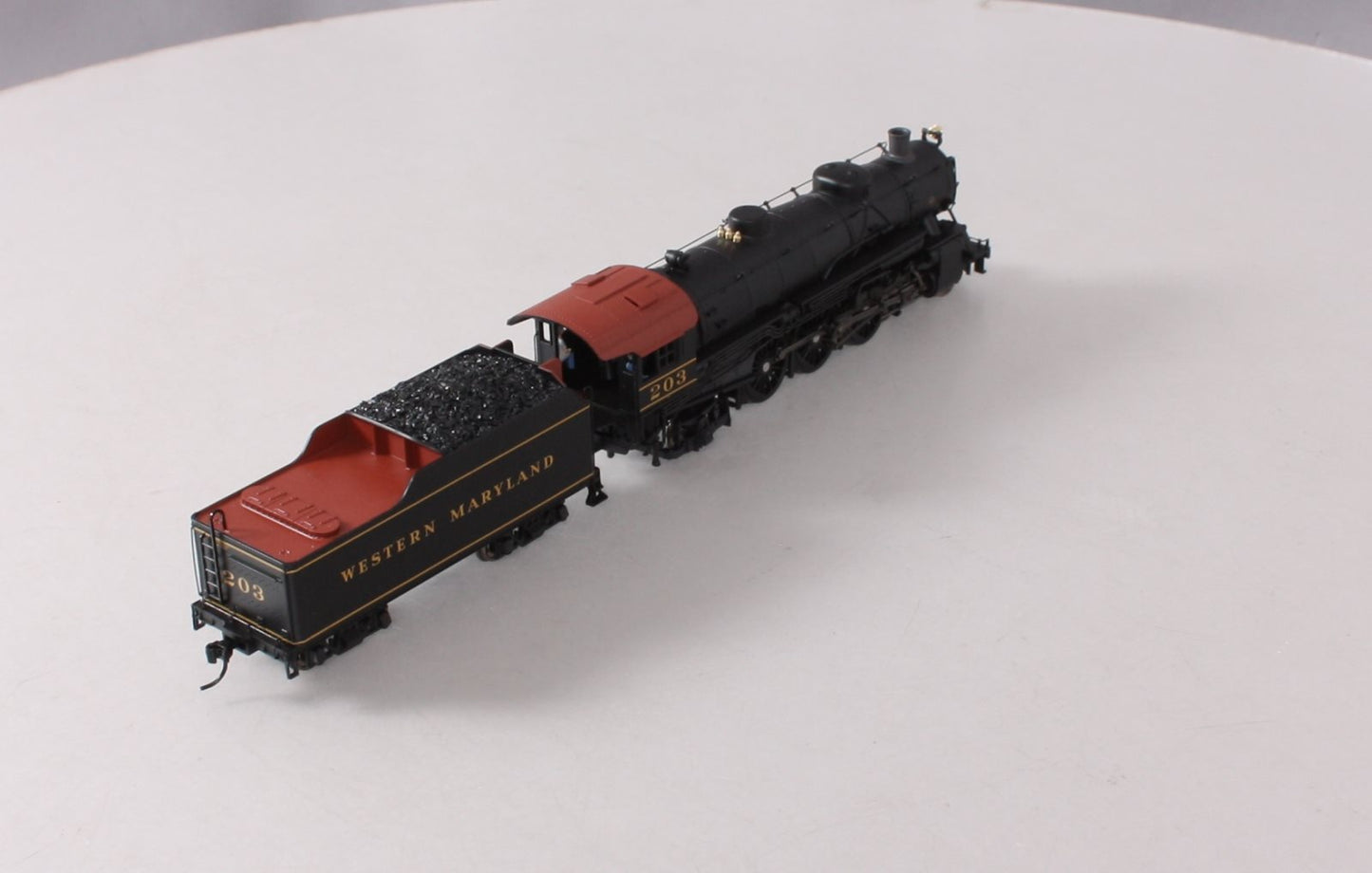 Broadway Limited 5925 HO Western Maryland Light Pacific 4-6-2 Steam Loco #203