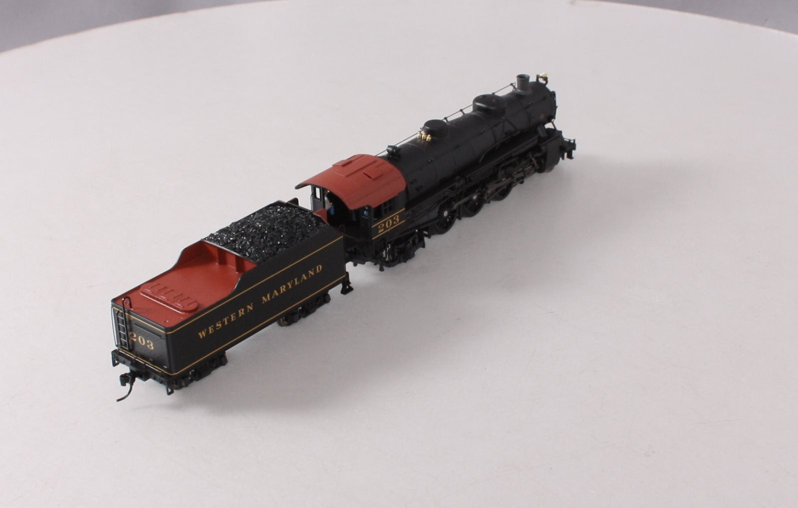 Broadway Limited 5925 HO Western Maryland Light Pacific 4-6-2 Steam Loco #203