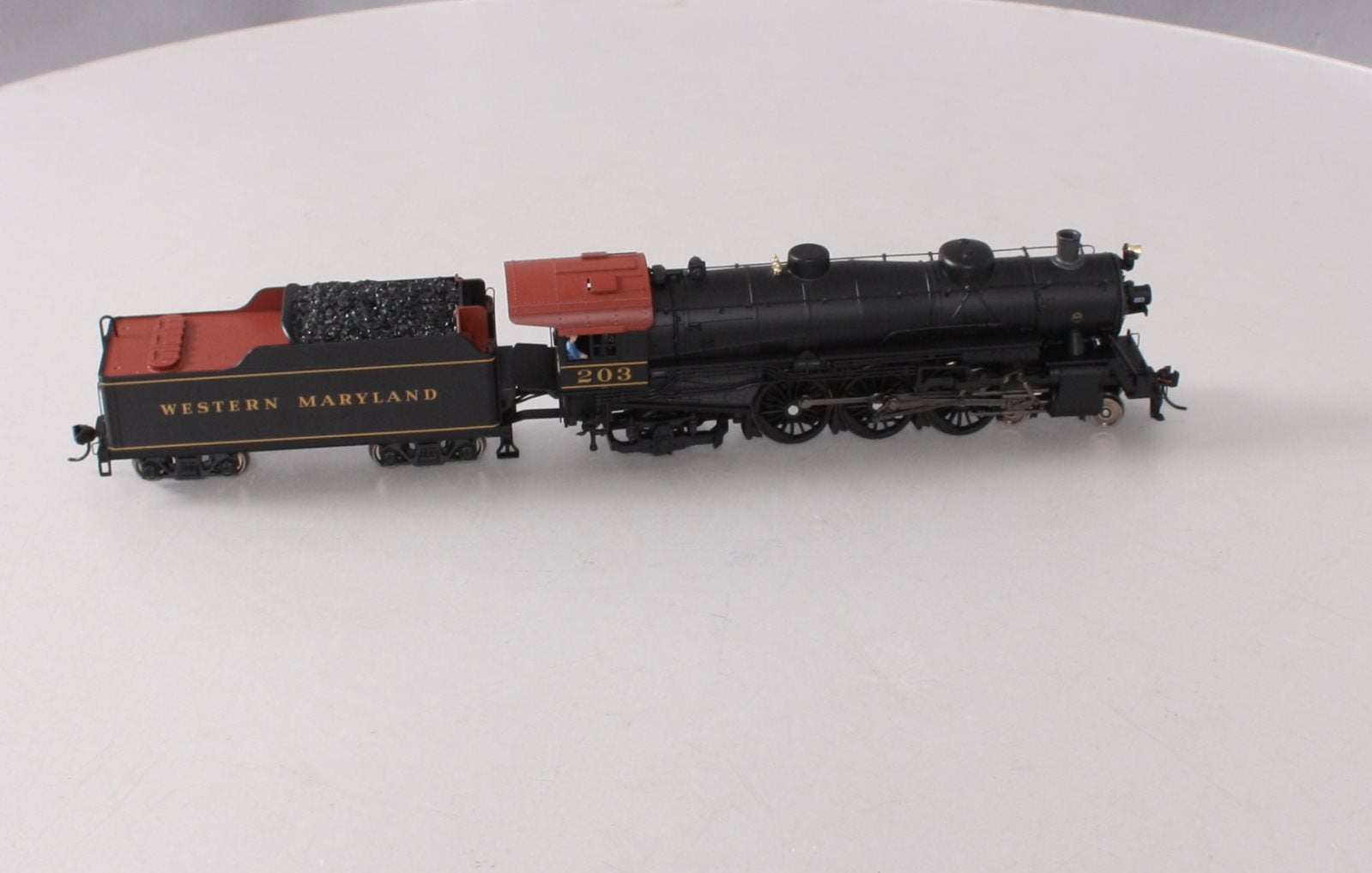 Broadway Limited 5925 HO Western Maryland Light Pacific 4-6-2 Steam Loco #203