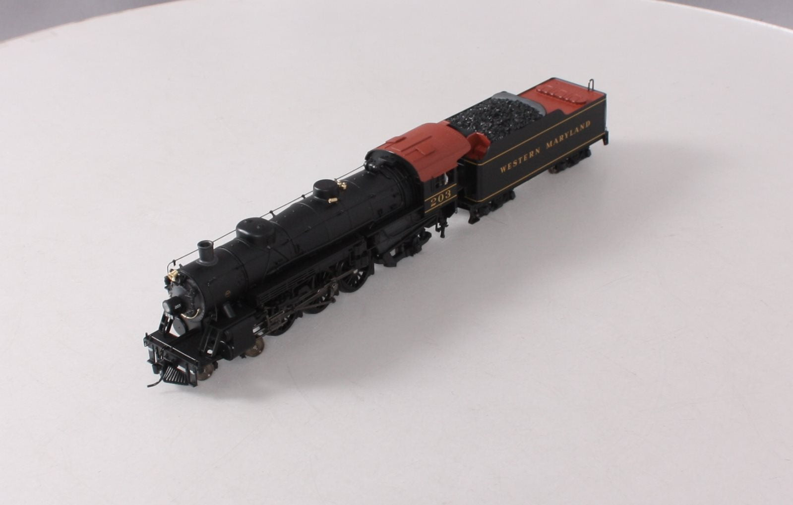 Broadway Limited 5925 HO Western Maryland Light Pacific 4-6-2 Steam Loco #203