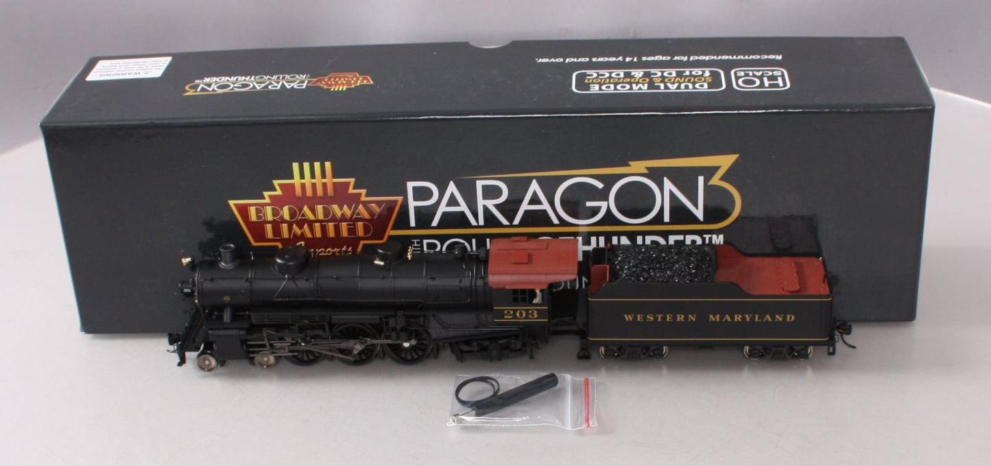 Broadway Limited 5925 HO Western Maryland Light Pacific 4-6-2 Steam Loco #203