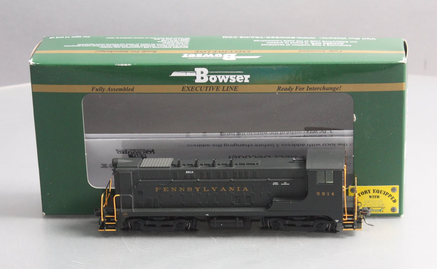 Bowser 24244 HO Pennsylvania Railroad Baldwin VO-1000 with LokSound & DCC #5914