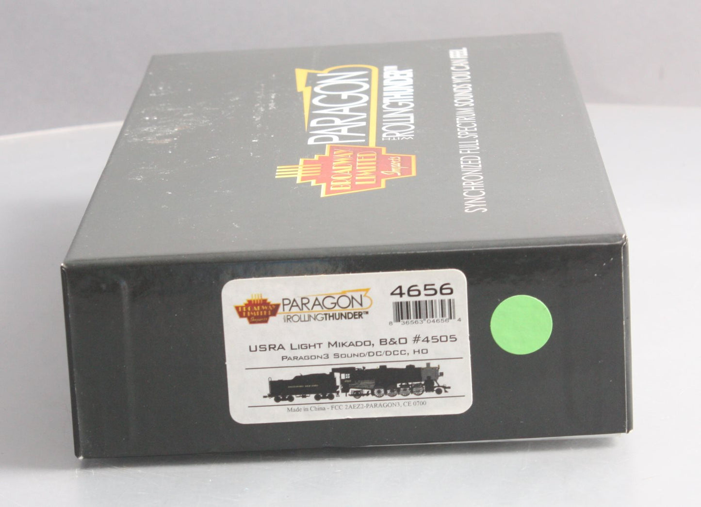 Broadway Limited 4656 HO Baltimore & Ohio USRA Light Mikado Paragon3 #4505