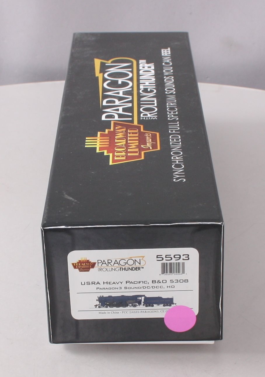 Broadway Limited 5593 HO Baltimore & Ohio Heavy Pacific 4-6-2 Steam Loco #5308