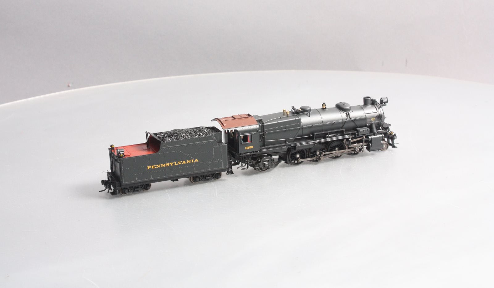 Broadway Limited 4392 HO PRR L1s 2-8-2 Pre-1946 Version Steam #2359 w/Paragon 3