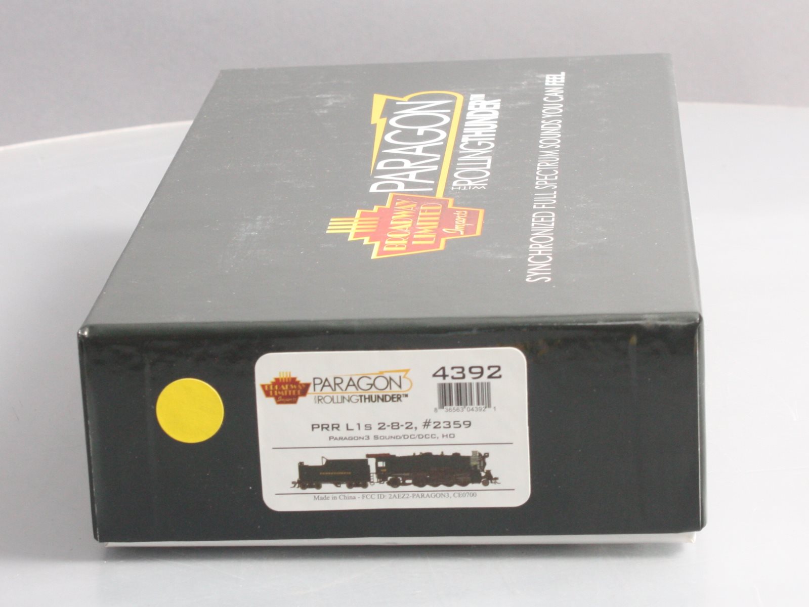 Broadway Limited 4392 HO PRR L1s 2-8-2 Pre-1946 Version Steam #2359 w/Paragon 3