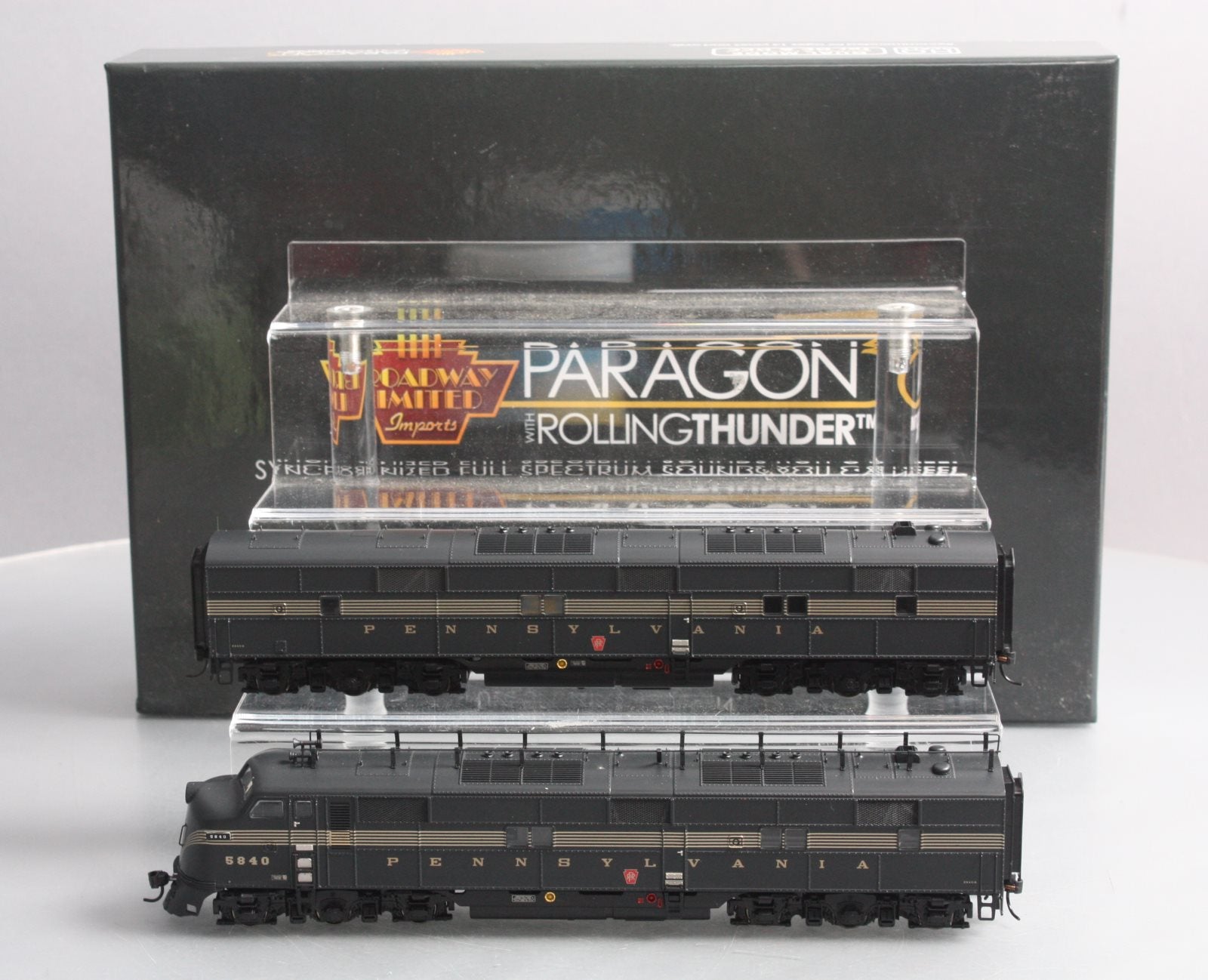 Broadway Limited 5414 HO Pennsylvania EMD E7 AB Set A-unit Paragon3 #5840A/5842B