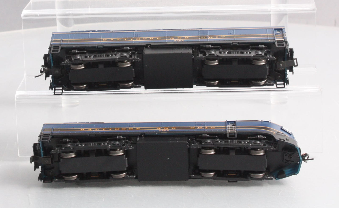 Broadway Limited 4147 HO B&O Baldwin RF16 Sharknose Diesel Locomotive #4201,5202