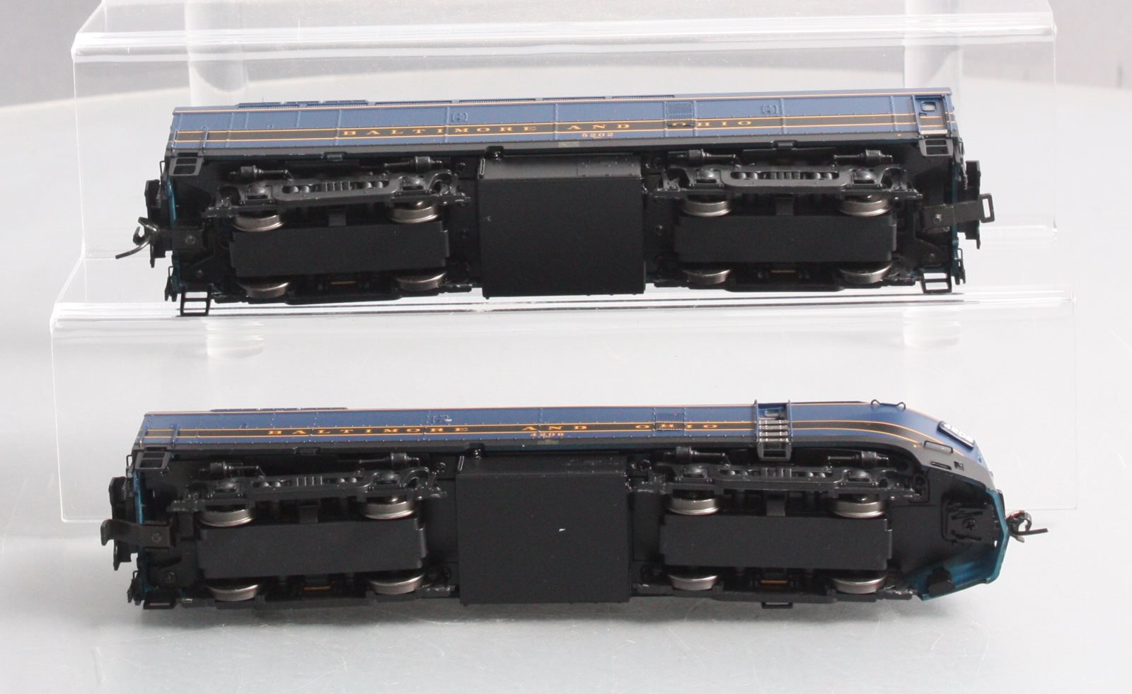 Broadway Limited 4147 HO B&O Baldwin RF16 Sharknose Diesel Locomotive #4201,5202