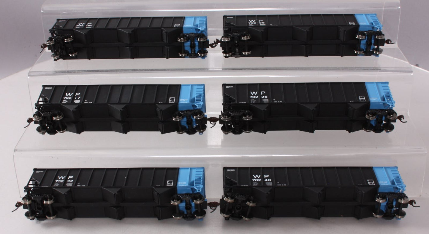 Walthers 932-7852 HO WP 3-Bay 100 Ton Coal Hoppers (Set of 6)