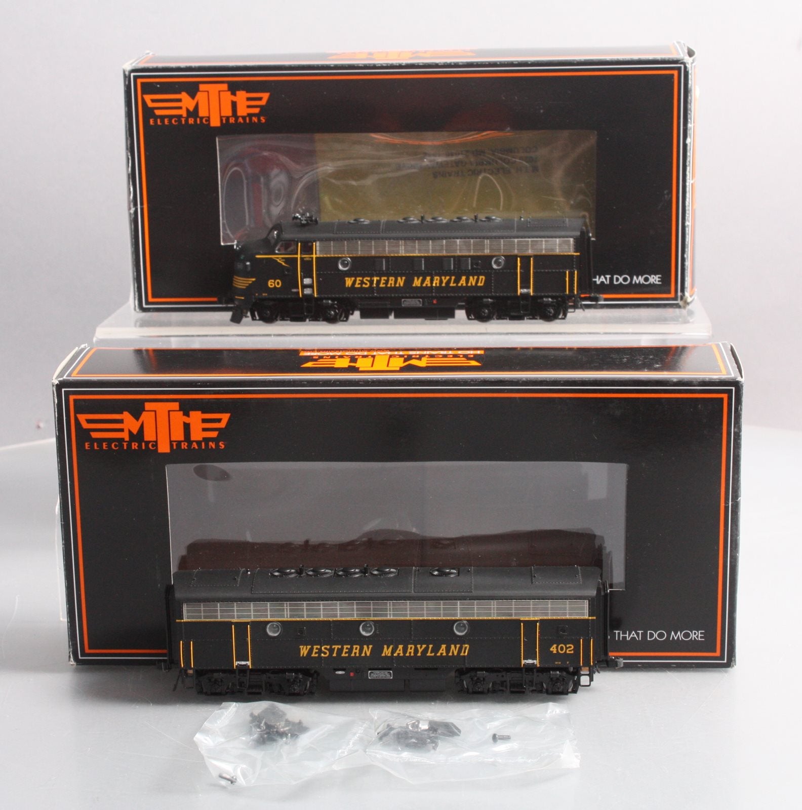 MTH 80-2111-1 HO WM F-7 A/B Diesel Locomotive Set w/Proto-Sound 3.0 (Set of 2)
