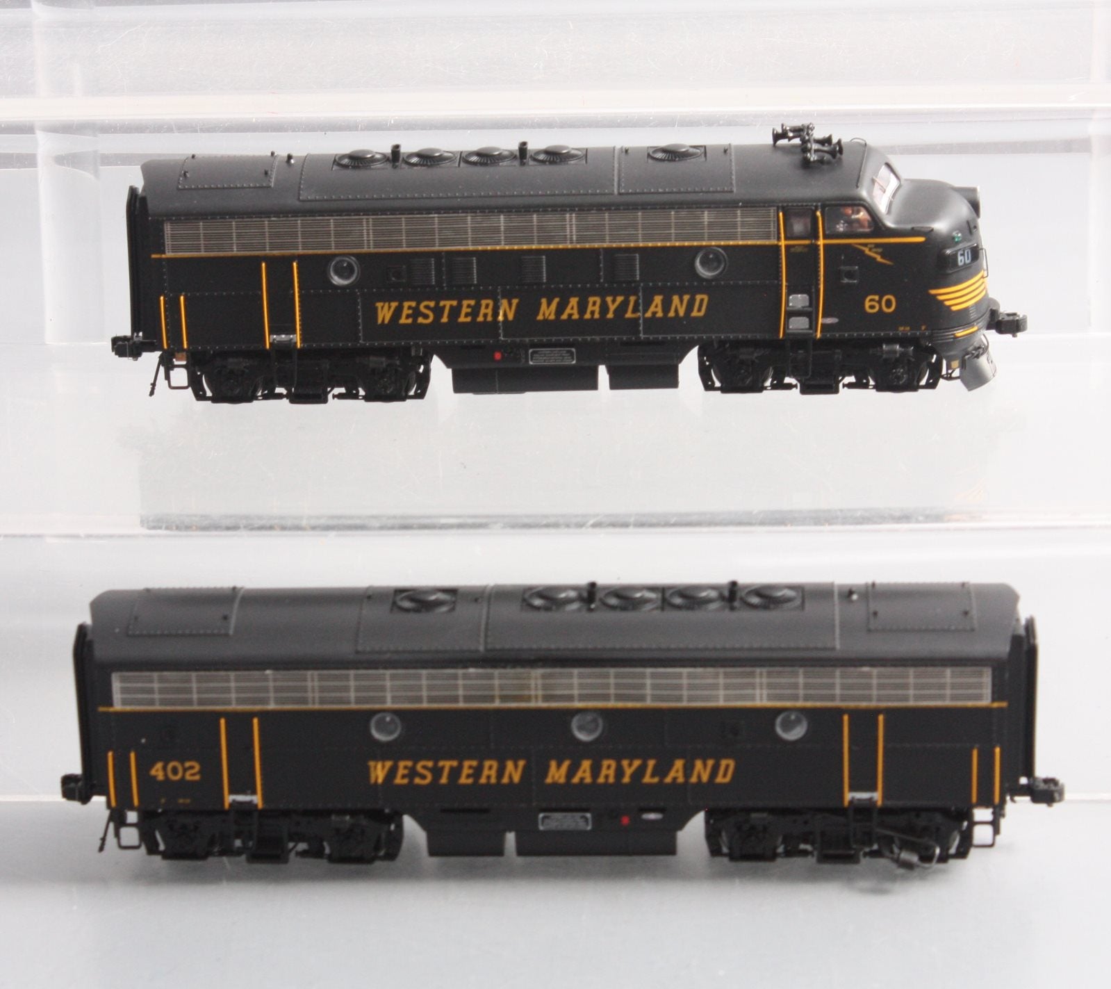 MTH 80-2111-1 HO WM F-7 A/B Diesel Locomotive Set w/Proto-Sound 3.0 (Set of 2)
