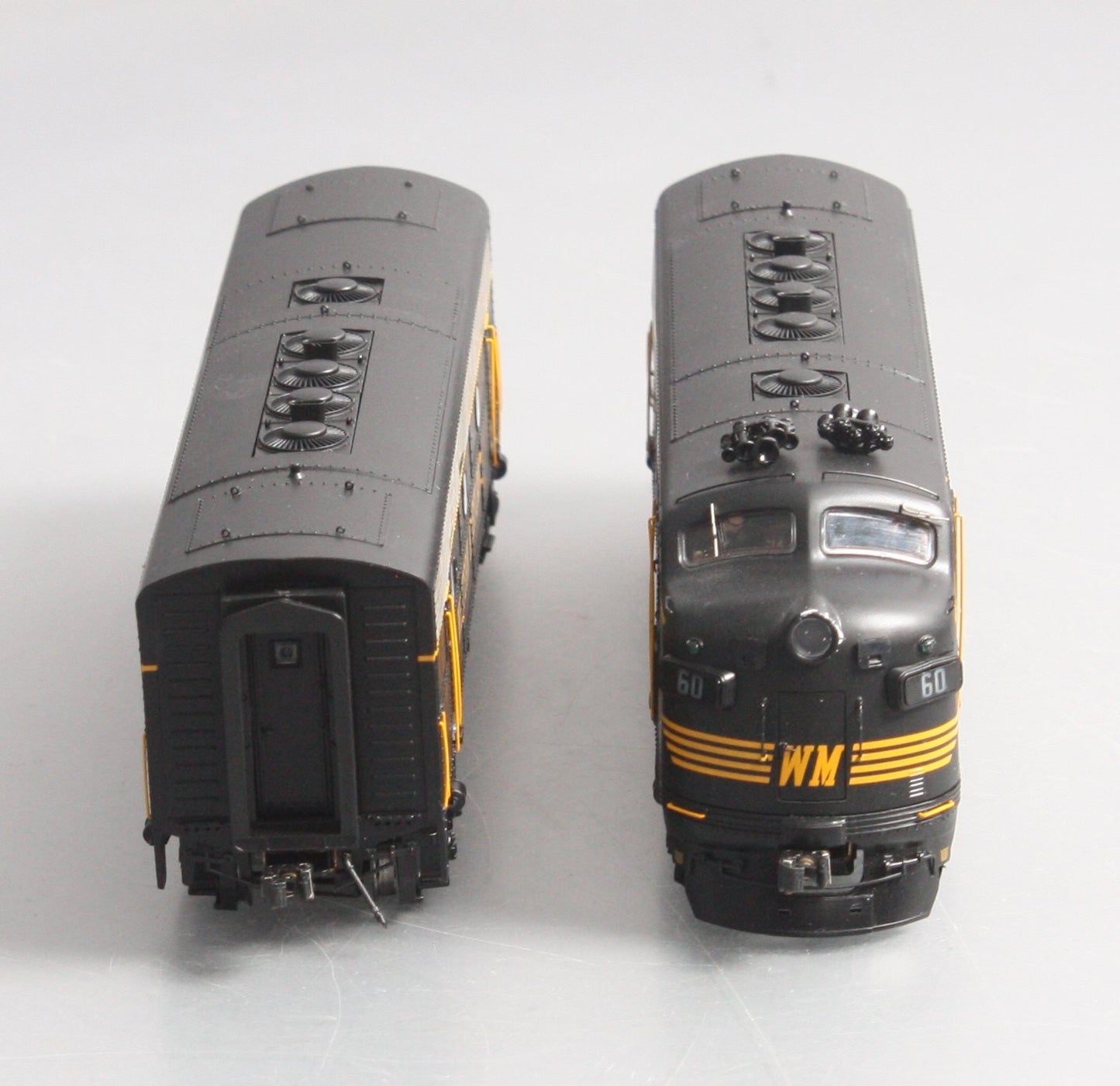 MTH 80-2111-1 HO WM F-7 A/B Diesel Locomotive Set w/Proto-Sound 3.0 (Set of 2)