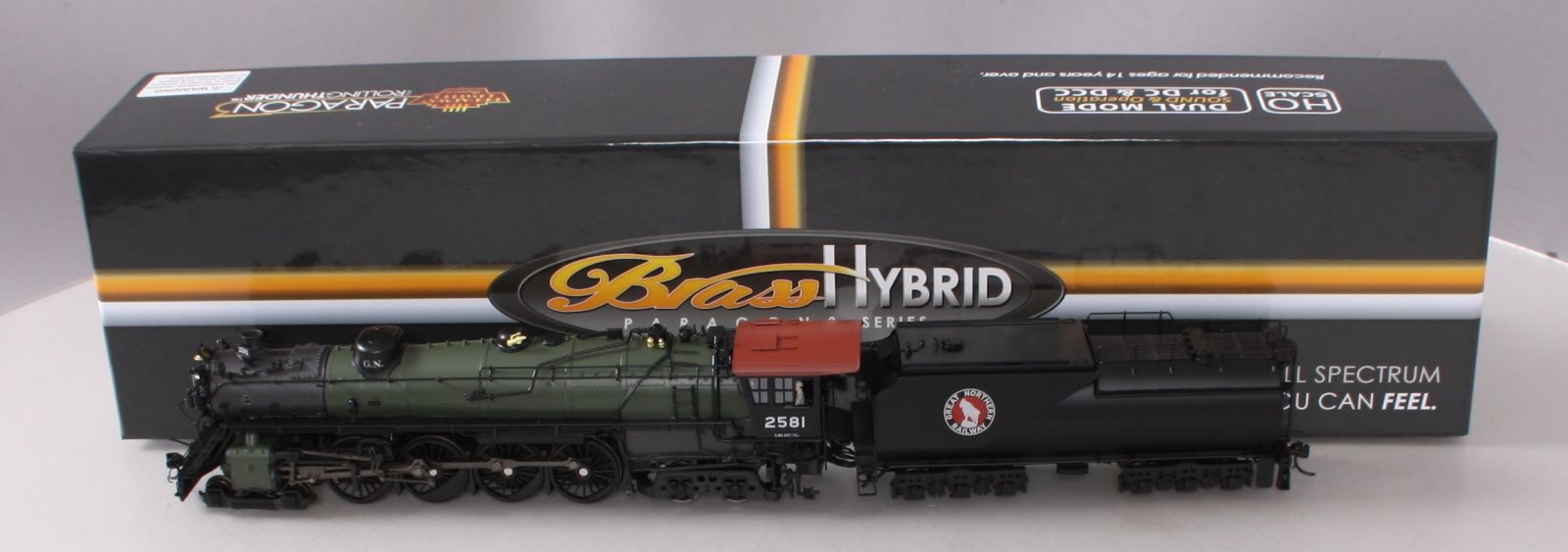 Broadway Limited 5641 HO Great Northern S-2 4-8-4 Open Cab with Sound #2581