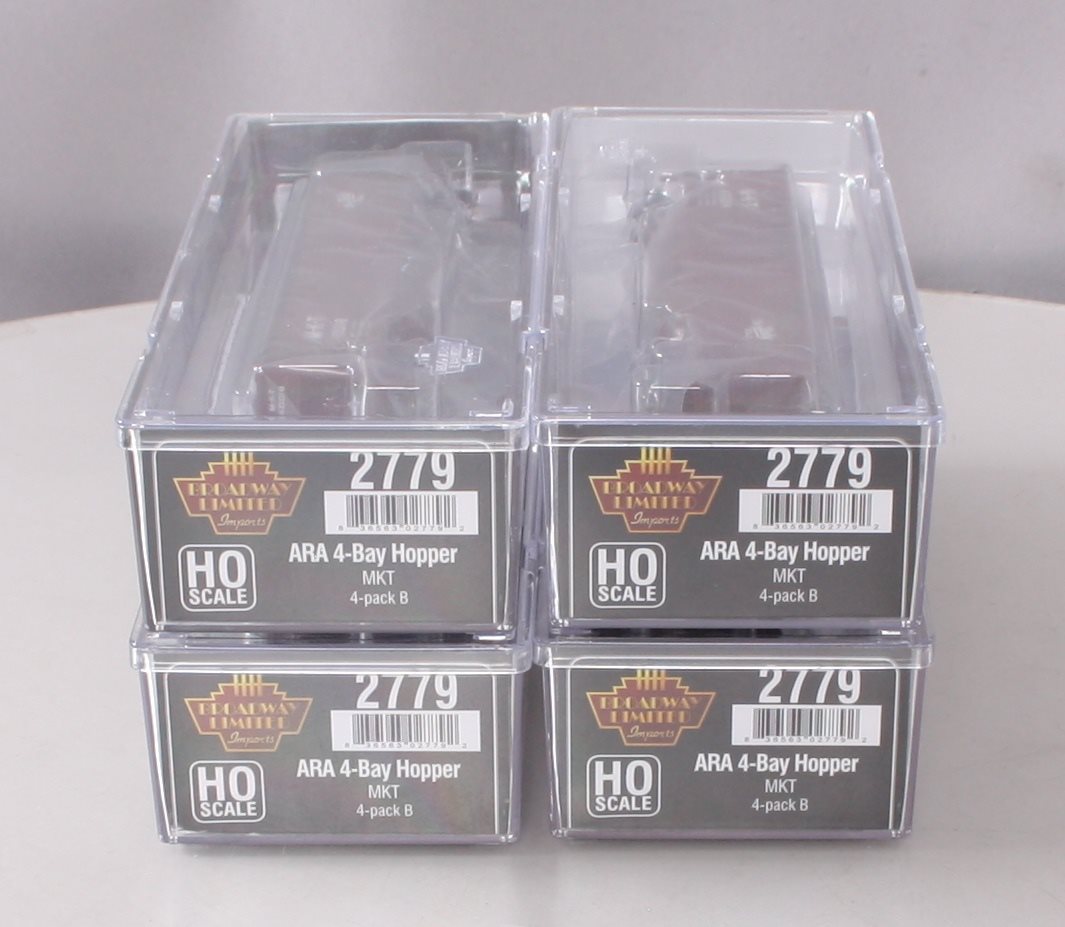 Broadway Limited 2779 HO MKT ARA 70-Ton 4-Bay Hopper w/Load Set B (Pack of 4)