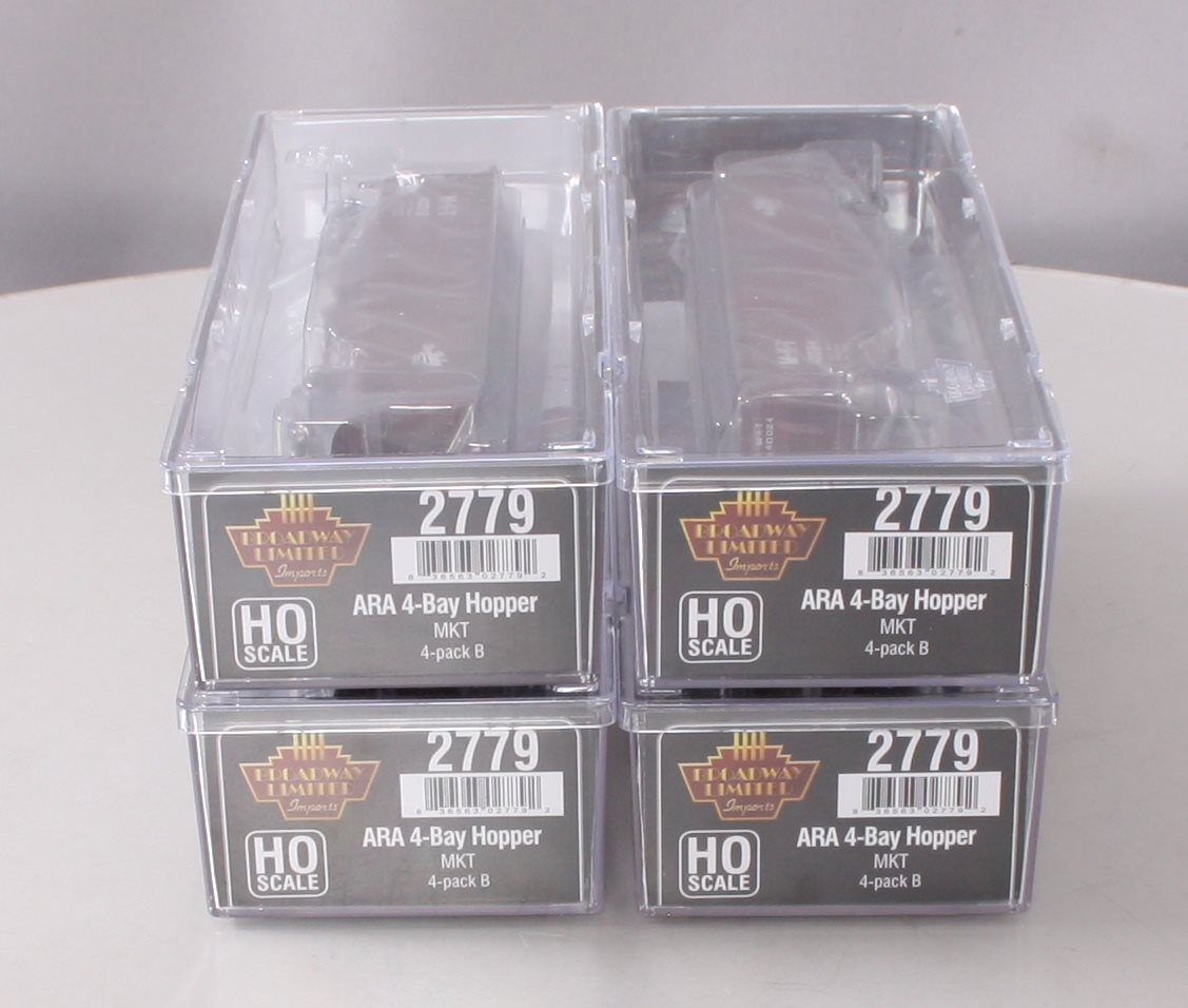 Broadway Limited 2779 HO MKT ARA 70-Ton 4-Bay Hopper w/Load Set B (Pack of 4)
