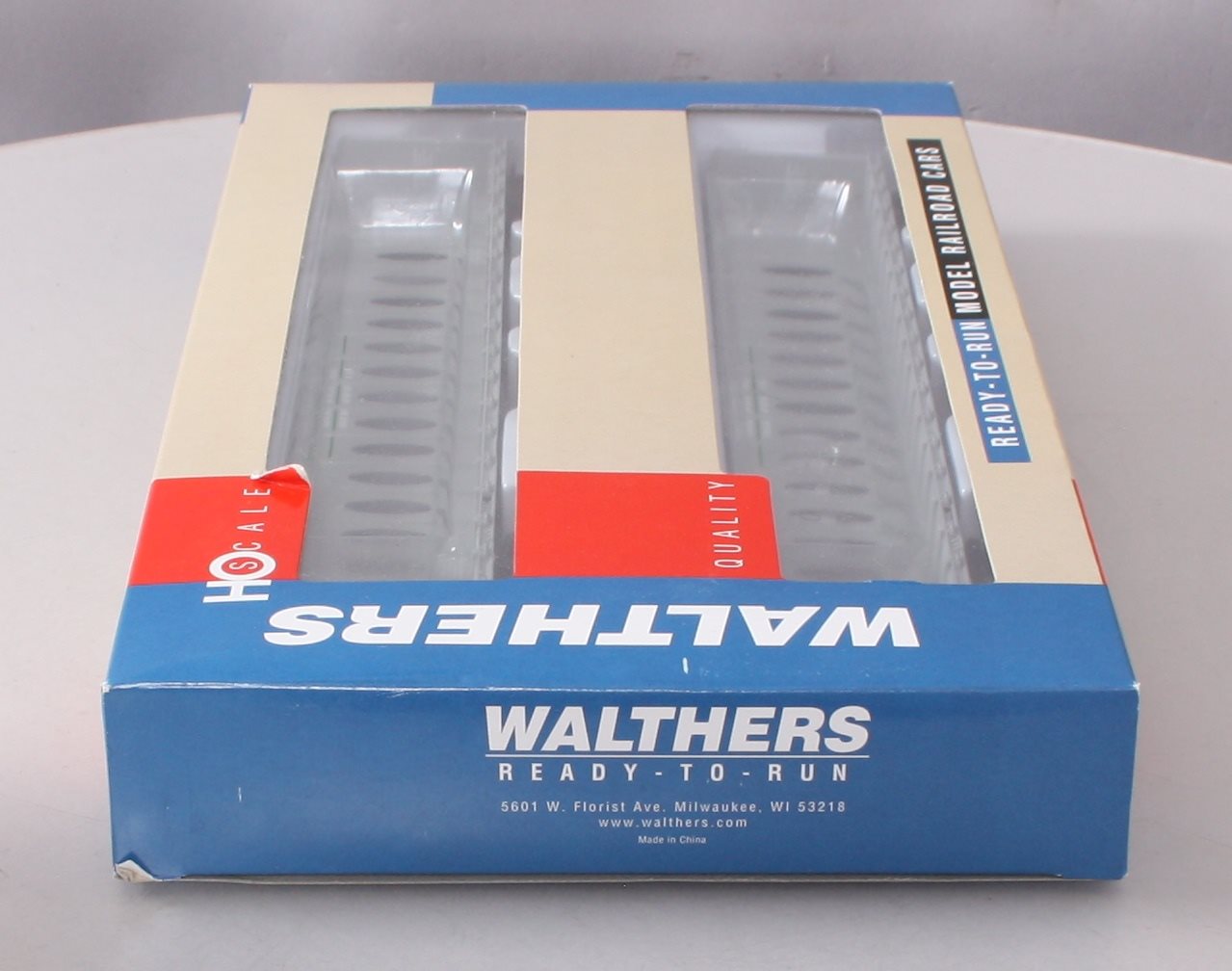 Walthers 932-24121 HO Midsouth (Opera) 72' Centerbeam Flat Car (Pack of 2)