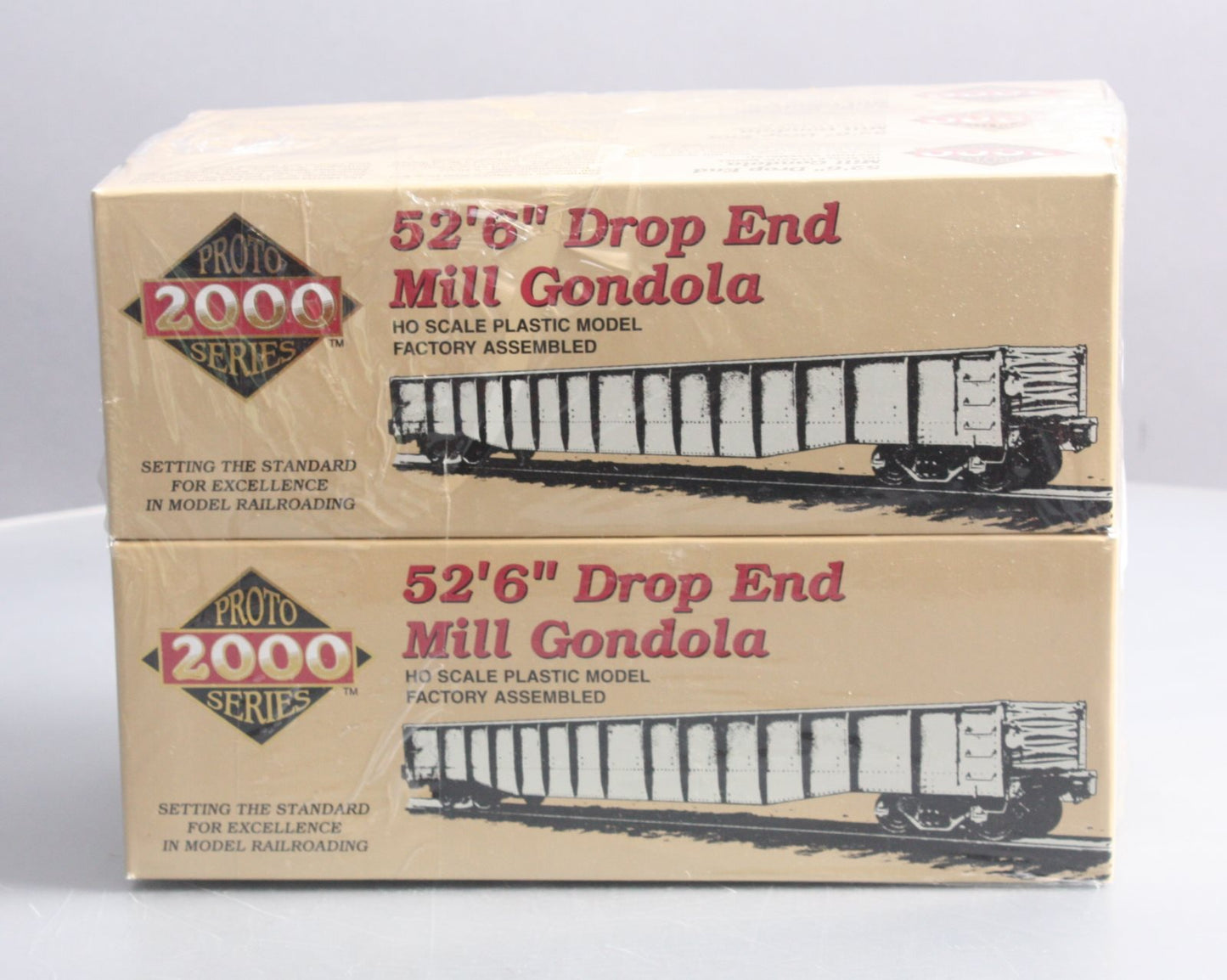 Proto 2000 21248 HO Western Pacific 52' 6" Drop End Mill Gondola Car (Pack of 6)