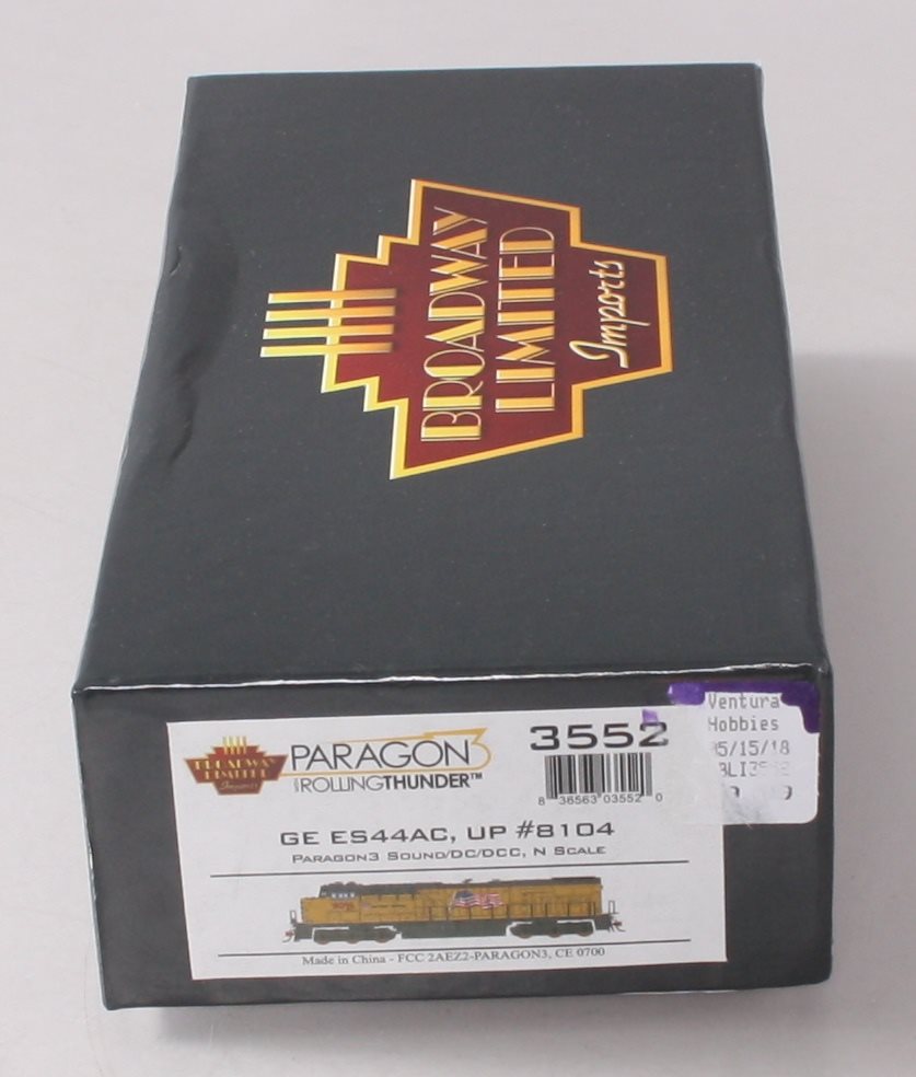 Broadway Limited 3552 N Union Pacific GE ES44AC Paragon3 Diesel Locomotive #8104