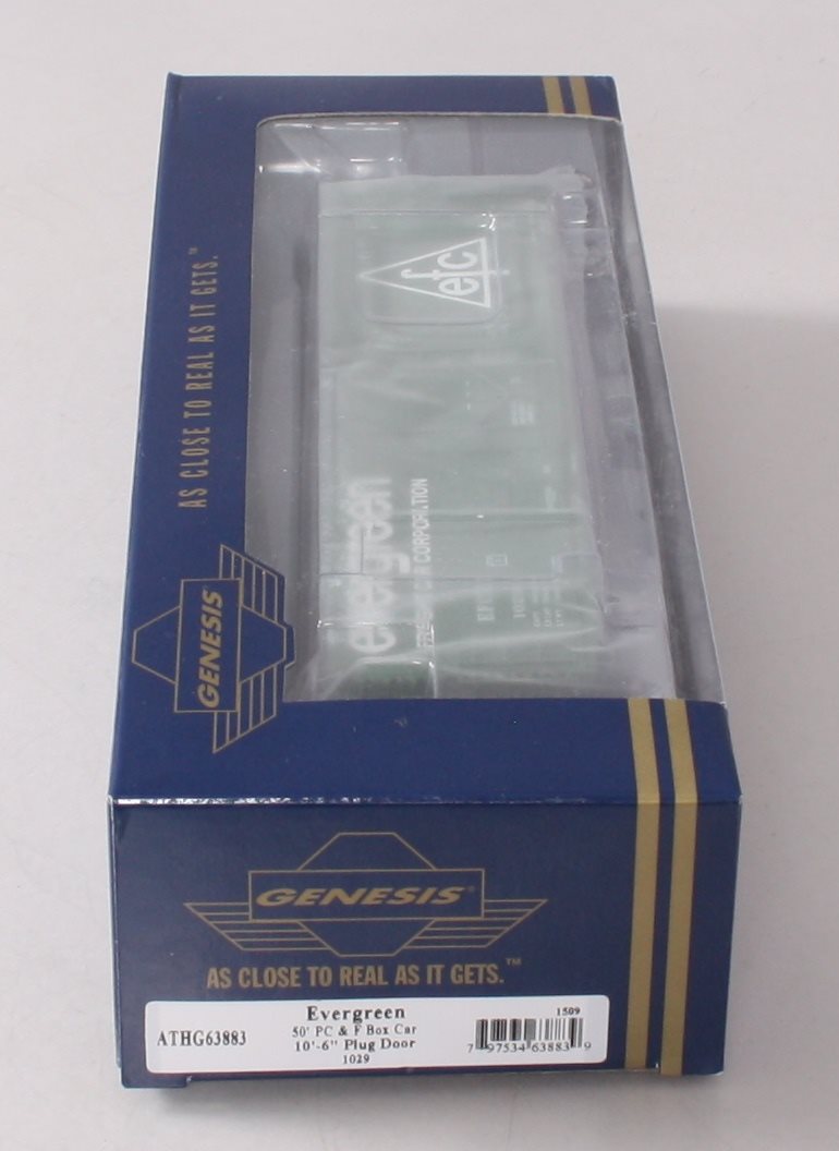 Athearn G63883 HO EFCX 50' PC&F Rivet Side Boxcar with 10' 6