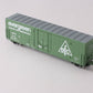 Athearn G26795 HO Evergreen Freight Car 50' PC&F Riveted Box w/ 10'6" Door #1001