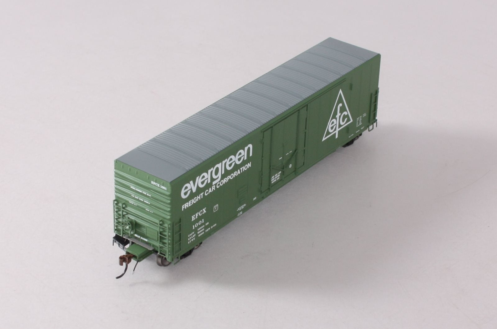 Athearn G26795 HO Evergreen Freight Car 50' PC&F Riveted Box w/ 10'6