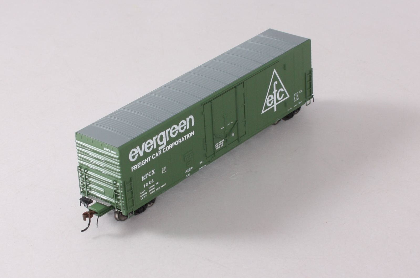 Athearn G26795 HO Evergreen Freight Car 50' PC&F Riveted Box w/ 10'6