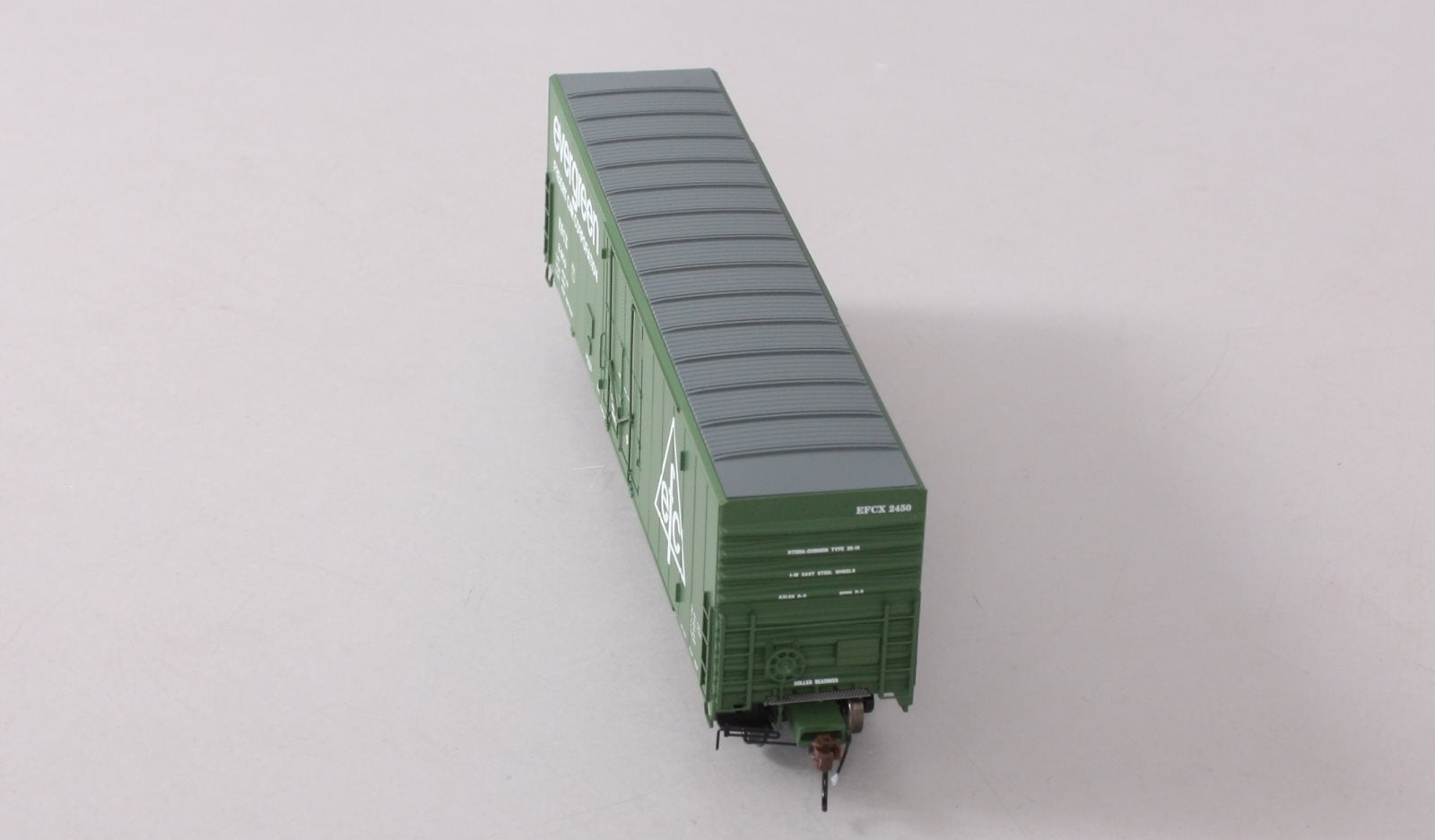 Athearn G26797 HO EFCX 50' PC&F Riveted Boxcar with 10' 6