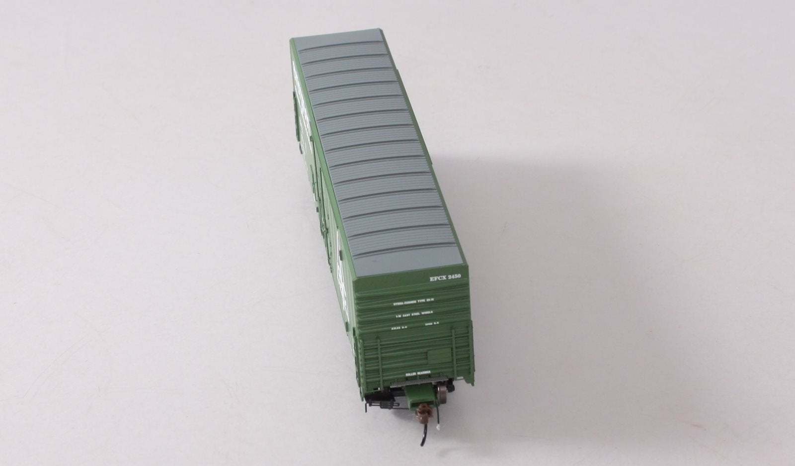 Athearn G26797 HO EFCX 50' PC&F Riveted Boxcar with 10' 6