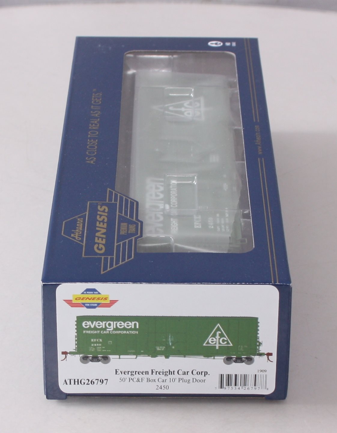 Athearn G26797 HO EFCX 50' PC&F Riveted Boxcar with 10' 6" Door #2450