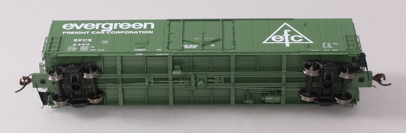 Athearn G26797 HO EFCX 50' PC&F Riveted Boxcar with 10' 6