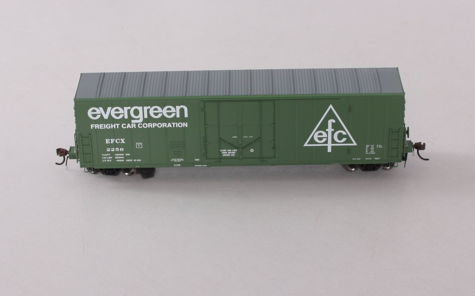 Athearn G26796 HO EFCX 50' PC&F Riveted Box w/10'6
