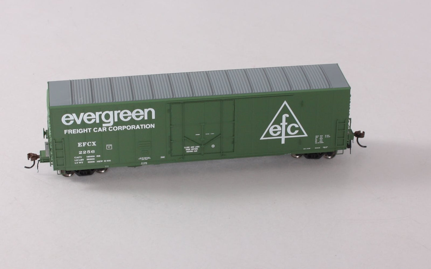 Athearn G26796 HO EFCX 50' PC&F Riveted Box w/10'6"" Door #2256