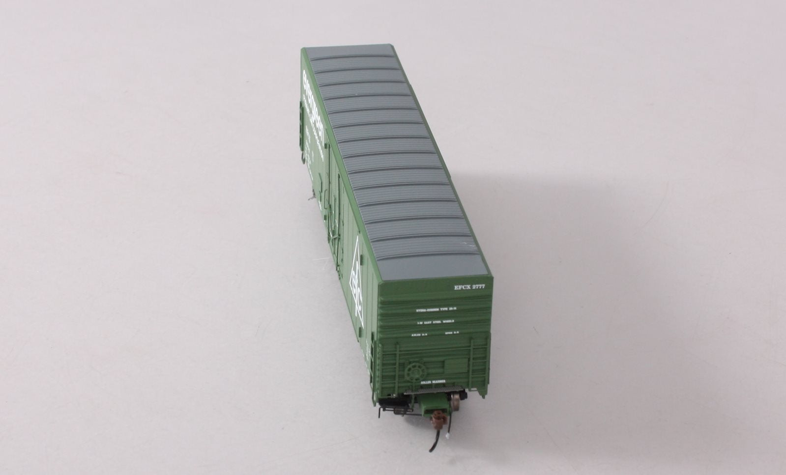 Athearn G26798 HO EFCX 50' PC&F Riveted Boxcar with 10' 6