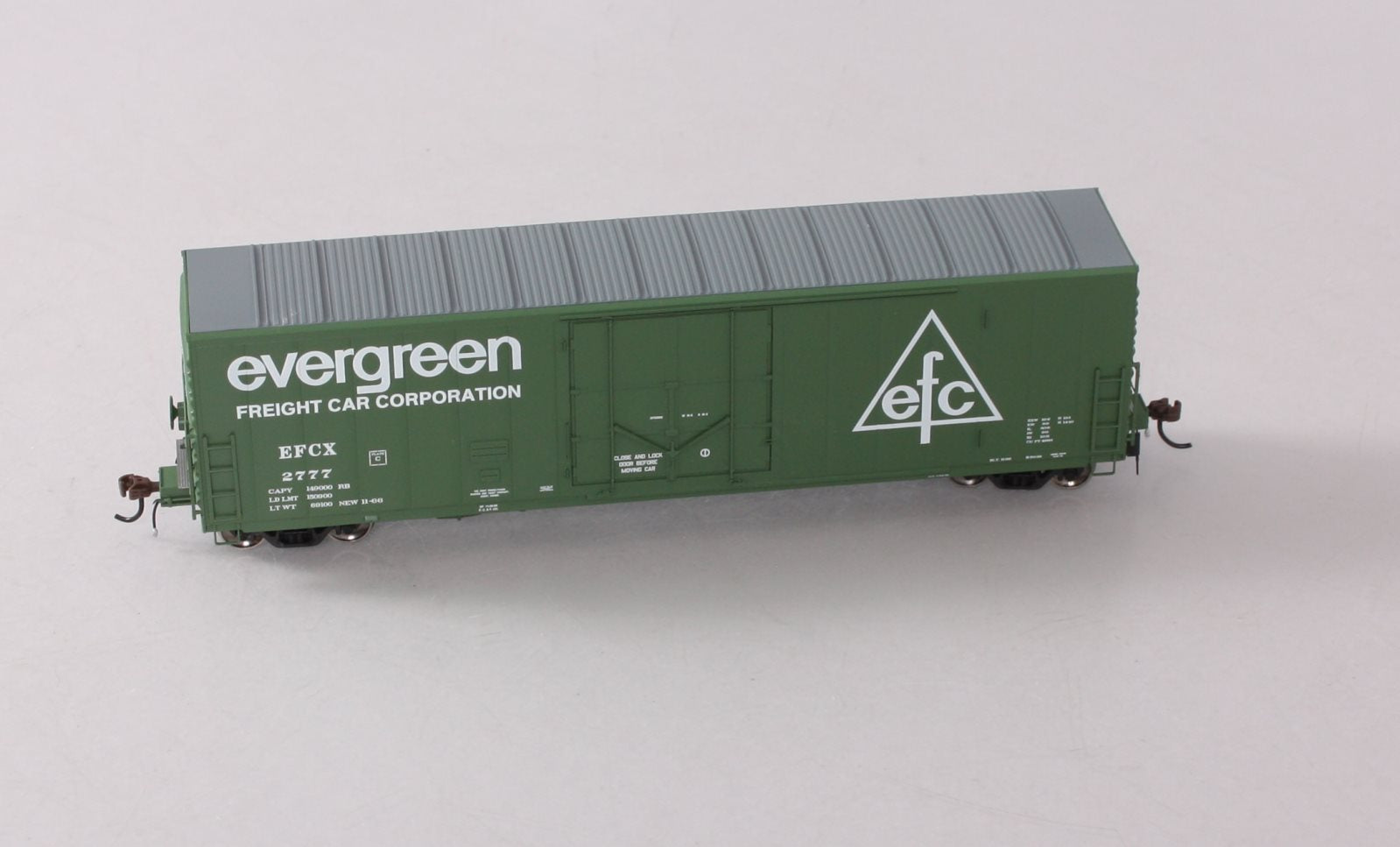 Athearn G26798 HO EFCX 50' PC&F Riveted Boxcar with 10' 6