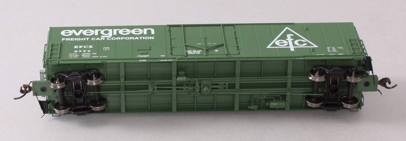 Athearn G26798 HO EFCX 50' PC&F Riveted Boxcar with 10' 6